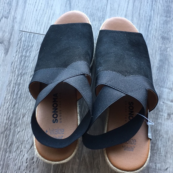 Sonoma open toe wedge shoes - Picture 3 of 4